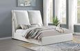 Gwendoline Upholstered Platform Bed with Pillow Headboard White - Imperial Furniture (Las Vegas, NV) - Multi Location