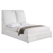 Gwendoline Upholstered Platform Bed with Pillow Headboard White - Imperial Furniture (Las Vegas, NV) - Multi Location