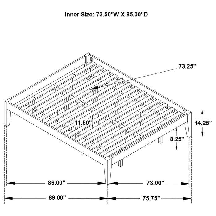 Hounslow Universal Platform Bed - Imperial Furniture (Las Vegas, NV) - Multi Location