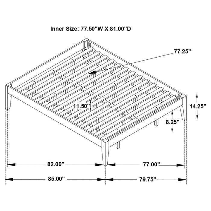 Hounslow Universal Platform Bed - Imperial Furniture (Las Vegas, NV) - Multi Location