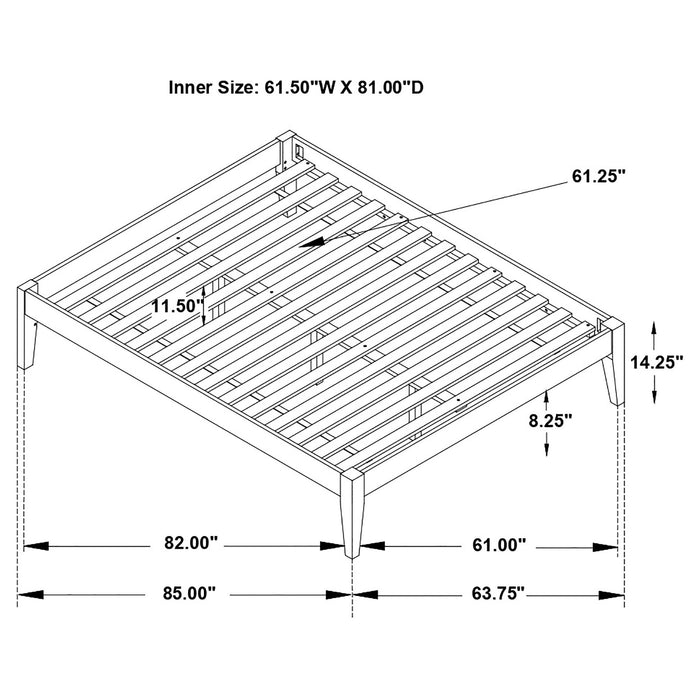 Hounslow Universal Platform Bed - Imperial Furniture (Las Vegas, NV) - Multi Location