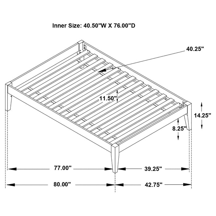 Hounslow Universal Platform Bed - Imperial Furniture (Las Vegas, NV) - Multi Location