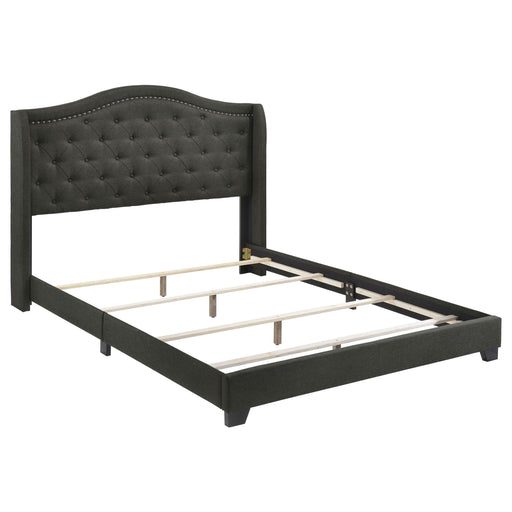Sonoma Camel Back Eastern King Bed Grey - Imperial Furniture (Las Vegas, NV) - Multi Location