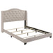 Sonoma Camel Back Eastern King Bed Beige - Imperial Furniture (Las Vegas, NV) - Multi Location