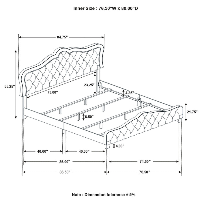 Bella Beds Cal.King & E.King, Queeen - Imperial Furniture (Las Vegas, NV) - Multi Location