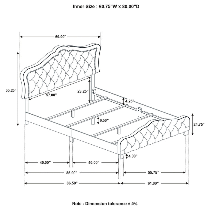 Bella Beds Cal.King & E.King, Queeen - Imperial Furniture (Las Vegas, NV) - Multi Location