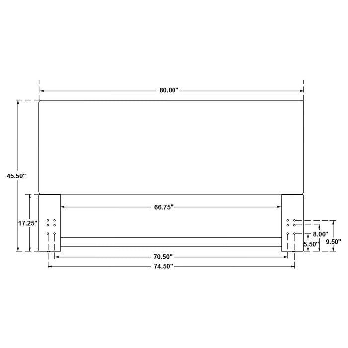 Pirro Eastern / California King Headboard - Imperial Furniture (Las Vegas, NV) - Multi Location