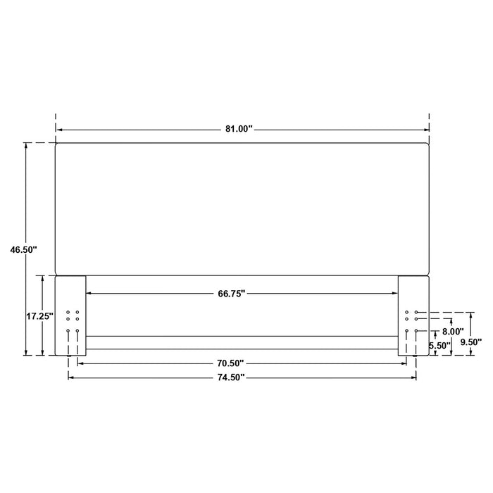 Izzy Eastern / California King Headboard - Imperial Furniture (Las Vegas, NV) - Multi Location