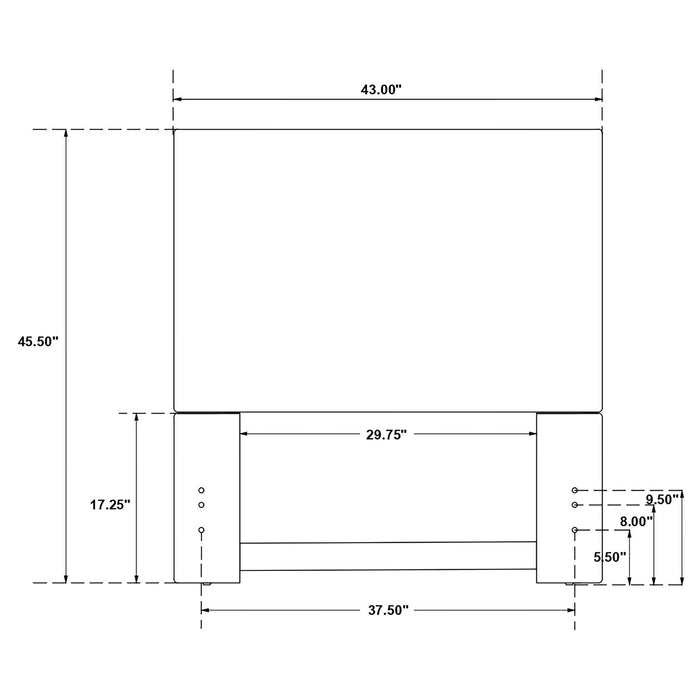 Kosmo Twin Headboard - Imperial Furniture (Las Vegas, NV) - Multi Location