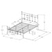 Novak Eastern King, Full, Queen, & Twin Bed - Imperial Furniture (Las Vegas, NV) - Multi Location