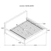Gregory Bed Grey - Imperial Furniture (Las Vegas, NV) - Multi Location