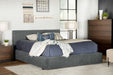 Gregory Bed Grey - Imperial Furniture (Las Vegas, NV) - Multi Location