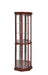 Appledale 6-shelf Corner Curio Cabinet Medium Brown - Imperial Furniture (Las Vegas, NV) - Multi Location