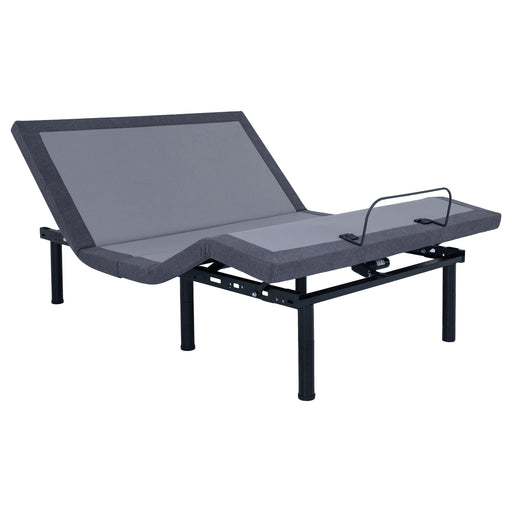 Clara Eastern King, E.King, Queen, & Twin XL Adjustable Bed Base Grey and Black - Imperial Furniture (Las Vegas, NV) - Multi Location