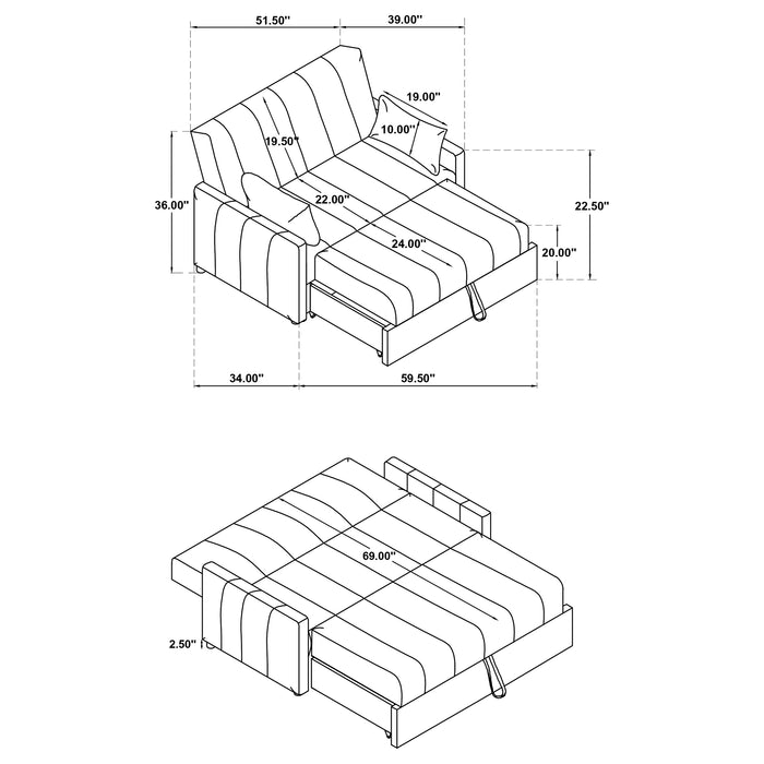 Portland Sofa Bed - Imperial Furniture (Las Vegas, NV) - Multi Location