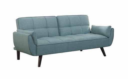 Caufield Biscuit-tufted Sofa Bed Turquoise Blue - Imperial Furniture (Las Vegas, NV) - Multi Location