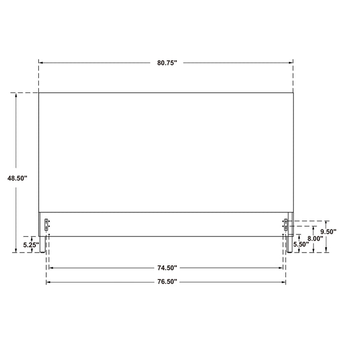 Zyla Eastern King Headboard - Imperial Furniture (Las Vegas, NV) - Multi Location