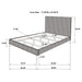 Zyla California King, E.King, & Queen Bed - Imperial Furniture (Las Vegas, NV) - Multi Location