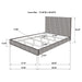 Zyla California King, E.King, & Queen Bed - Imperial Furniture (Las Vegas, NV) - Multi Location