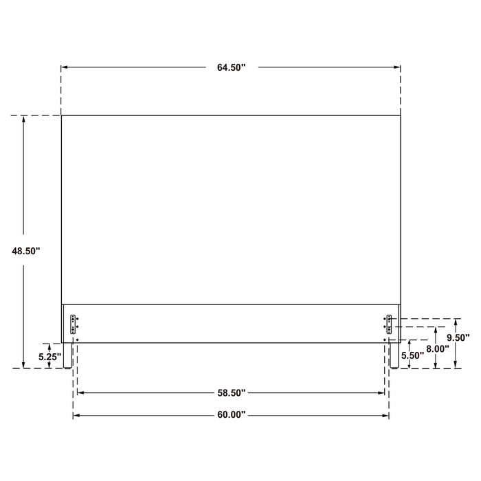 Zyla Queen Headboard - Imperial Furniture (Las Vegas, NV) - Multi Location