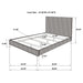 Zyla California King, E.King, & Queen Bed - Imperial Furniture (Las Vegas, NV) - Multi Location