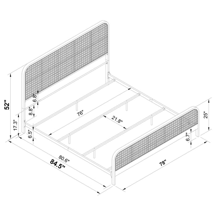 Lanewood Eastern King Bed - Imperial Furniture (Las Vegas, NV) - Multi Location