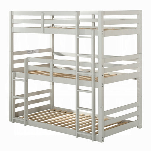 Ronnie Triple Twin Bunk Bed - Imperial Furniture (Las Vegas, NV) - Multi Location