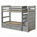 Allentown Twin-Twin Bunk Bed With Trundle and Storage - Imperial Furniture (Las Vegas, NV) - Multi Location