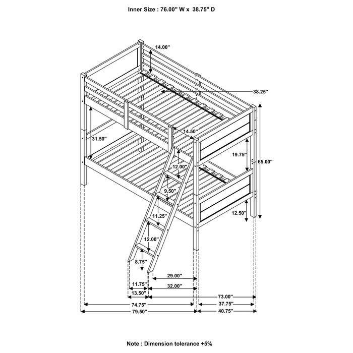 Ryder Bunk Beds - Imperial Furniture (Las Vegas, NV) - Multi Location