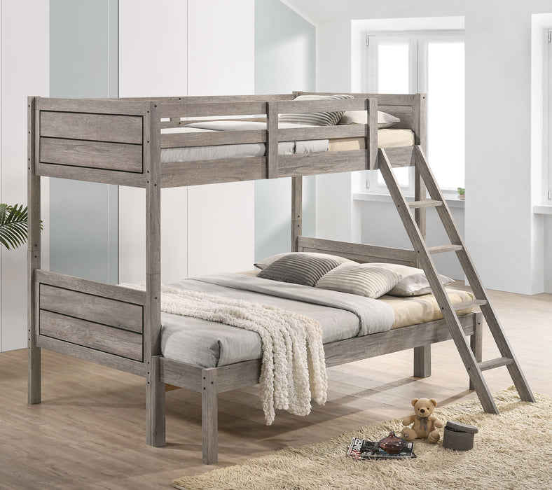 Ryder Bunk Bed Weathered Taupe - Imperial Furniture (Las Vegas, NV) - Multi Location
