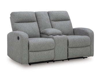 Gauntlet Reclining Loveseat with Console - Imperial Furniture (Las Vegas, NV) - Multi Location