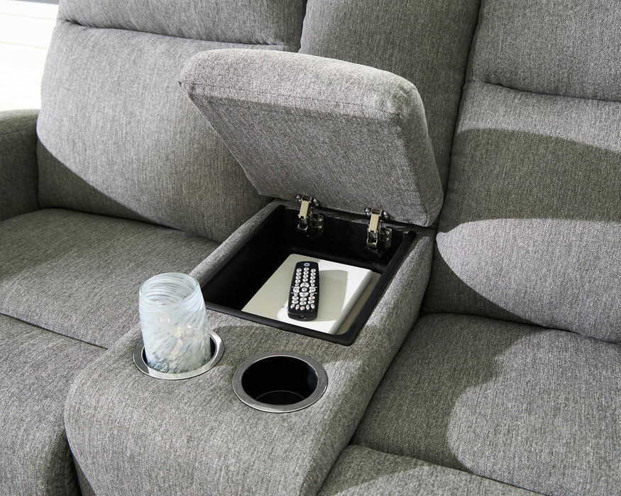 Gauntlet Reclining Loveseat with Console - Imperial Furniture (Las Vegas, NV) - Multi Location