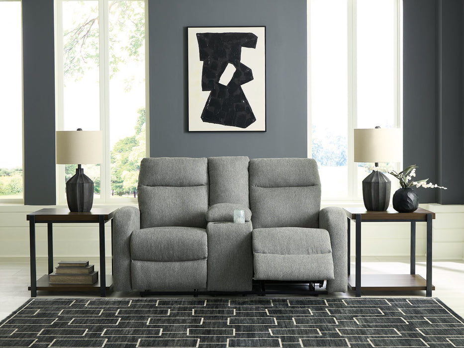 Gauntlet Reclining Loveseat with Console - Imperial Furniture (Las Vegas, NV) - Multi Location