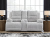 Rhines Falls Power Reclining Loveseat with Console - Imperial Furniture (Las Vegas, NV) - Multi Location