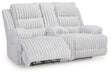 Rhines Falls Power Reclining Loveseat with Console - Imperial Furniture (Las Vegas, NV) - Multi Location