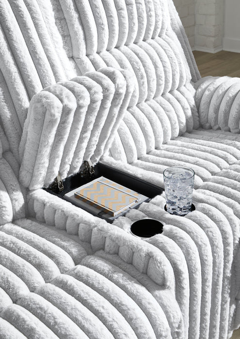Rhines Falls Power Reclining Loveseat with Console - Imperial Furniture (Las Vegas, NV) - Multi Location