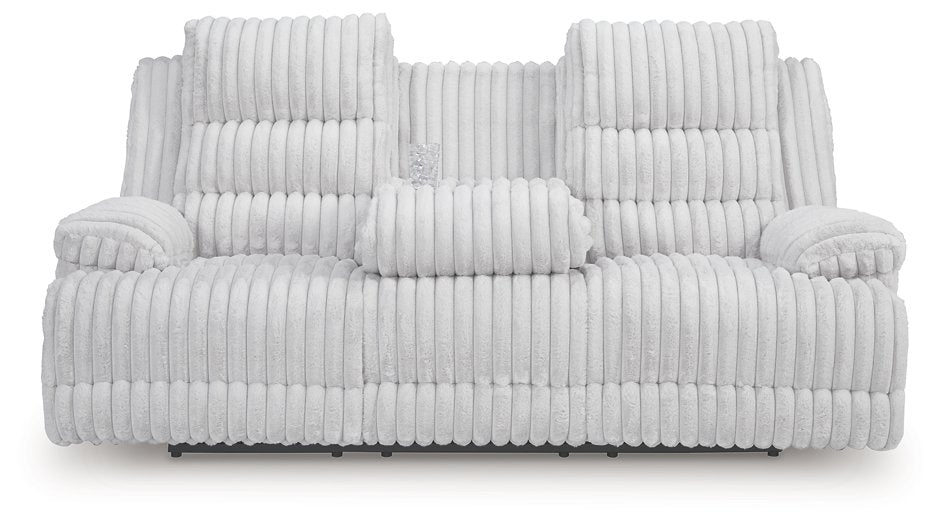 Rhines Falls Power Reclining Sofa with Drop Down Table - Imperial Furniture (Las Vegas, NV) - Multi Location