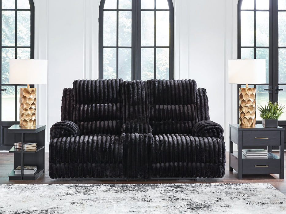 Rhine Falls Reclining Loveseat with Console - Imperial Furniture (Las Vegas, NV) - Multi Location