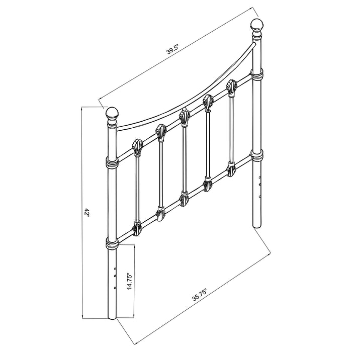 Marie Twin Headboard - Imperial Furniture (Las Vegas, NV) - Multi Location