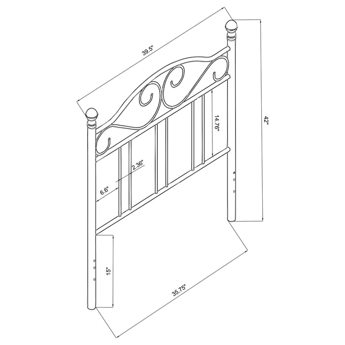 Ellis Twin Headboard - Imperial Furniture (Las Vegas, NV) - Multi Location