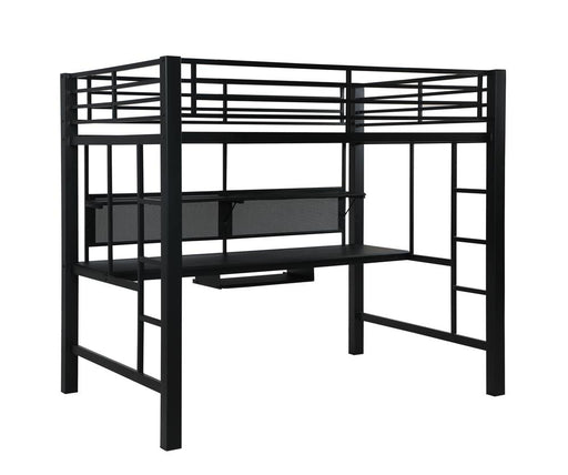 Avalon Full Workstation Loft Bed Black - Imperial Furniture (Las Vegas, NV) - Multi Location