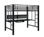 Avalon Full Workstation Loft Bed Black - Imperial Furniture (Las Vegas, NV) - Multi Location