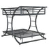Stephan Full Over Full Bunk Bed Gunmetal - Imperial Furniture (Las Vegas, NV) - Multi Location