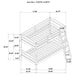 Rhea Bunk Bed - Imperial Furniture (Las Vegas, NV) - Multi Location