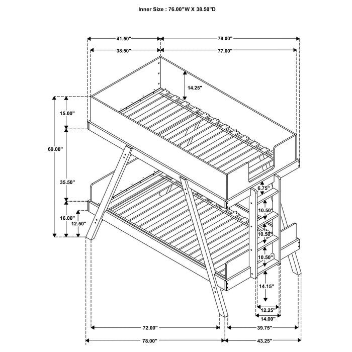 Frankie Bunk Beds - Imperial Furniture (Las Vegas, NV) - Multi Location