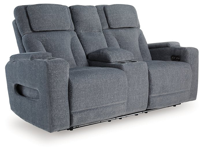 Studio Cave Power Reclining Loveseat with Console - Imperial Furniture (Las Vegas, NV) - Multi Location