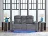 Studio Cave Power Reclining Loveseat with Console - Imperial Furniture (Las Vegas, NV) - Multi Location