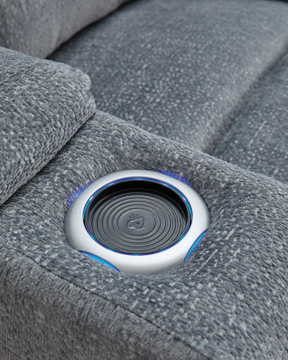 Studio Cave Power Reclining Loveseat with Console - Imperial Furniture (Las Vegas, NV) - Multi Location