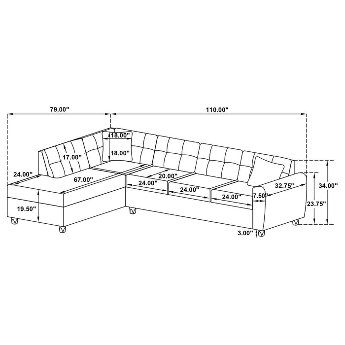 Stonenesse Stationary Sectionals - Imperial Furniture (Las Vegas, NV) - Multi Location