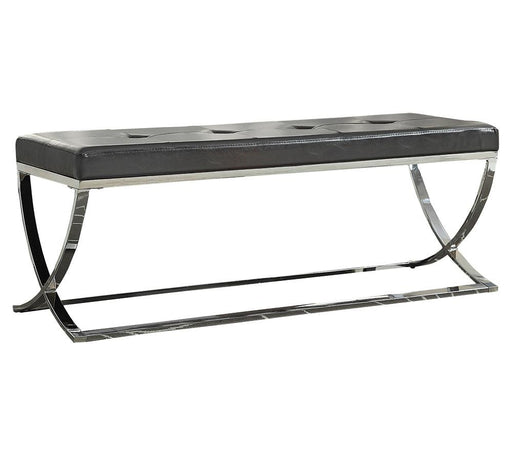 Walton Rectangle Upholstered Tufted Bench Black - Imperial Furniture (Las Vegas, NV) - Multi Location